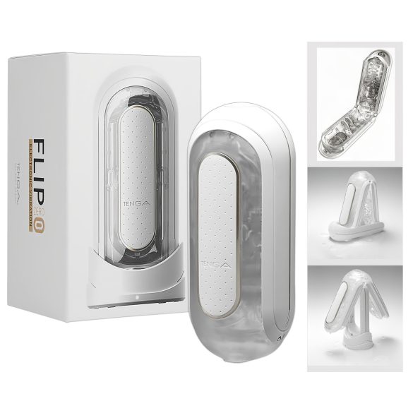 TENGA Flip Zero - vibrerende masturbator (hvid)