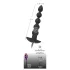Black Velvets - anal vibrator med 5 kugler - genopladelig - sort