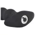 Black Velvets - anal vibrator med 5 kugler - genopladelig - sort
