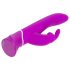 Happyrabbit Curve - vandtæt klitorisvibrator med arm (lilla)