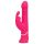 Happyrabbit Thrusting - Genopladelig Vibrator med Klitorisstimulator (pink)