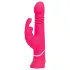 Happyrabbit - rabbitvibrator med stødfunktion og klitorisarm - genopladelig pink