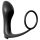 Analfantasy - sort anal vibrator med penisring (sort)