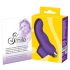 SMILE Finger - bølget silikone finger-vibrator (lilla)