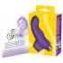 SMILE Finger - bølget silikone finger-vibrator (lilla)