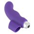 SMILE Finger - bølget silikone finger-vibrator (lilla)