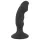Black Velvets - anal vibrator med penisform - genopladelig - sort