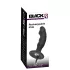 Black Velvets - anal vibrator med penisform - genopladelig - sort