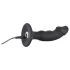 Black Velvets - anal vibrator med penisform - genopladelig - sort
