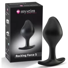 mystim - elektro analplug - lille størrelse - sort