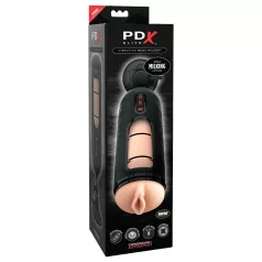   PDX Elite Mega Milker - vibrerende, penis-malker kunstskede (sort)