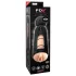 PDX Elite Mega Milker - vibrerende, penis-malker kunstskede (sort)