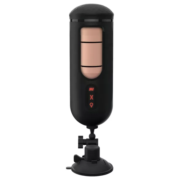 PDX Elite Mega Milker - vibrerende, penis-malker kunstskede (sort)