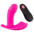 SMILE - trussevibrator - genopladelig, fjernbetjening - pink