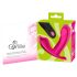 SMILE Panty - genopladelig trådløs strap-on vibrator (pink)