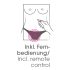 SMILE Panty - genopladelig trådløs strap-on vibrator (pink)