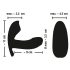 SMILE Panty - genopladelig trådløs strap-on vibrator (pink)