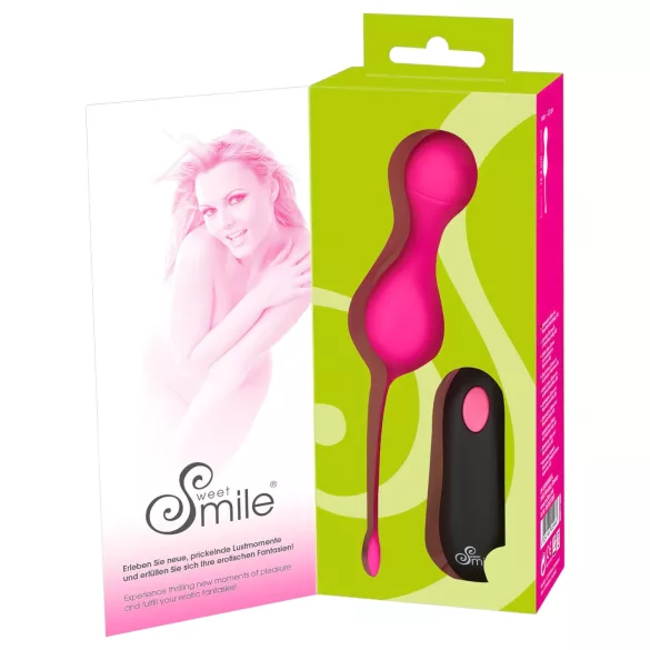 SMILE - Vibrerende æg - Genopladelig fjernbetjening - Pink