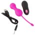 SMILE Love Balls - genopladelig, trådløs vibratoræg (pink)