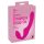 Double2Teaser - strap-on vibrator uden seler (pink)