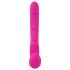 Double2Teaser - strap-on vibrator uden seler (pink)