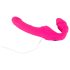 Double2Teaser - strap-on vibrator uden seler (pink)