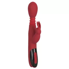   You2Toys Massager - støt-/roterende, opvarmende G-punktsvibrator (rød)