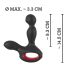 You2Toys Massager - roterende og opvarmende prostata vibrator (sort)