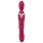 Javida Thrusting - 3i1 masserende vibrator (rød)