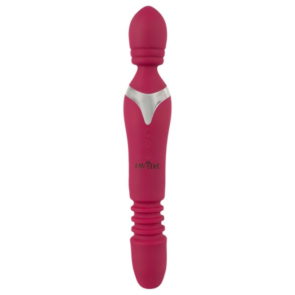 Javida Thrusting - 3i1 masserende vibrator (rød)