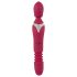 Javida Thrusting - 3i1 masserende vibrator (rød)