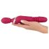 Javida Thrusting - 3i1 masserende vibrator (rød)