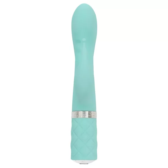 Pillow Talk Kinky - genopladelig G-punktsvibrator med 2 motorer (turkis)