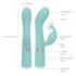 Pillow Talk Kinky - genopladelig G-punktsvibrator med 2 motorer (turkis)