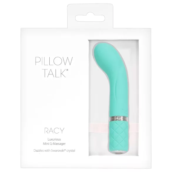 Pillow Talk Racy - G-punktsvibrator smal genopladelig turkis