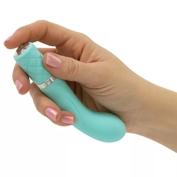 Pillow Talk Racy - G-punktsvibrator smal genopladelig turkis