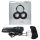 HOT Octopuss JETT - 2-motors glansvibrator (sort)