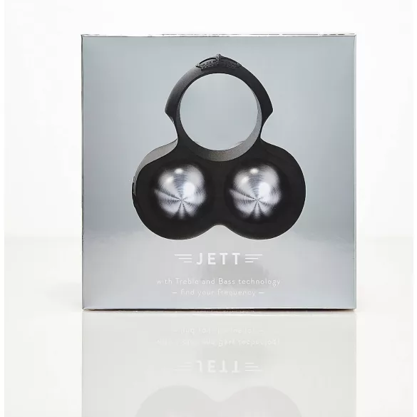 HOT Octopuss JETT - penishoved vibrator med 2 motorer - sort