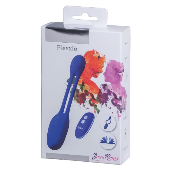 BeauMents Flexxio - Dobbelt motor parvibrator (blå)