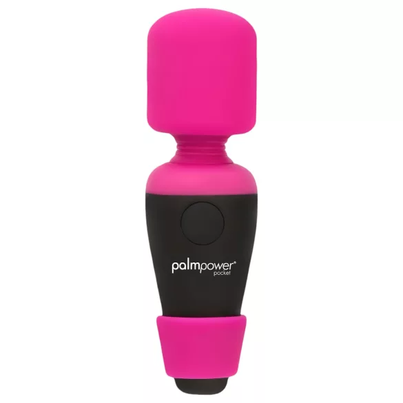 PalmPower - mini wand vibrator - kraftig massage - pink/sort
