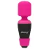 PalmPower - mini wand vibrator - kraftig massage - pink/sort