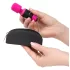 PalmPower - mini wand vibrator - kraftig massage - pink/sort