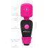 PalmPower Pocket Wand - Mini vibrator (pink-svart)