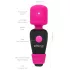 PalmPower - mini wand vibrator - kraftig massage - pink/sort