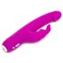 Happyrabbit Realistisk Slank - Genopladelig Klitorisvibrator (lilla)