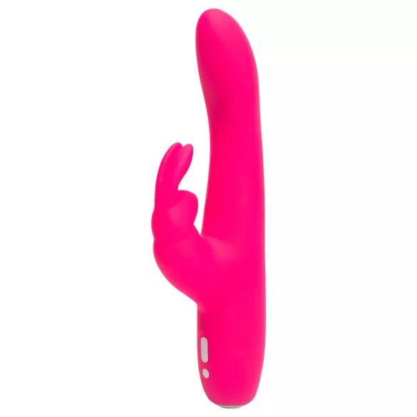 Happyrabbit - rabbitvibrator med buet skaft og klitorisarm - vandtæt - pink