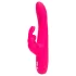 Happyrabbit - rabbitvibrator med buet skaft og klitorisarm - vandtæt - pink
