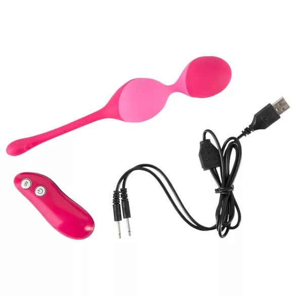 SMILE - fjernbetjent vibratoræg - 82g - pink