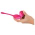 SMILE Love Balls - Radiostyret vibrationsæg - 82g (pink)
