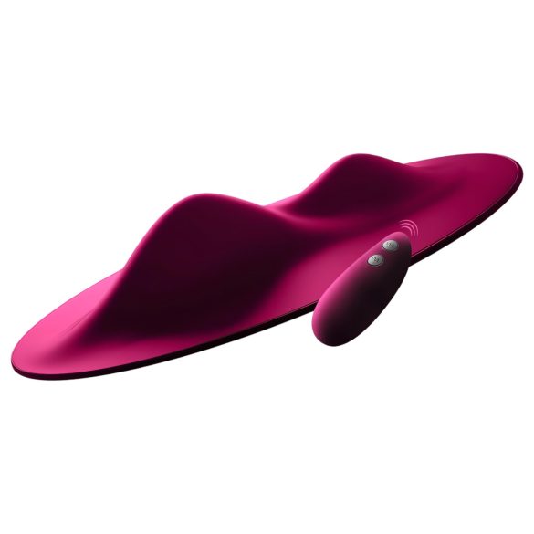 VibePad - Dobbeltmotor, trådløs pudevibrator (lilla)